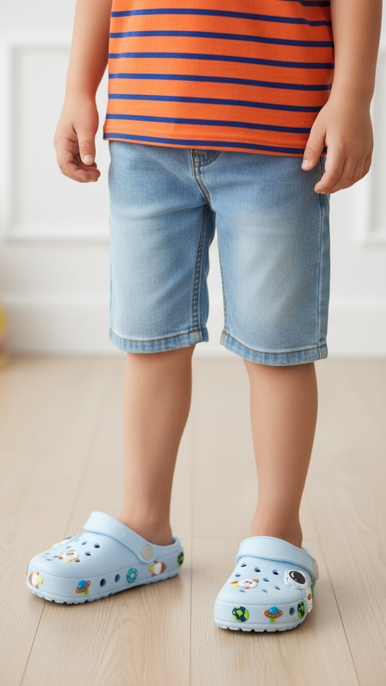 Boys Sky Blue Casual Flip Flop KD5734