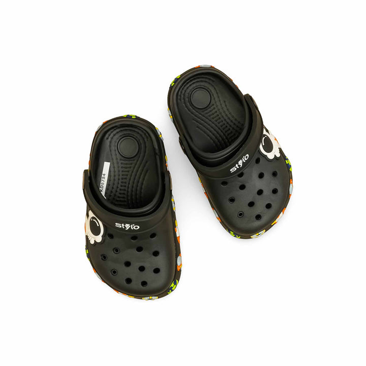 Boys Black Casual Flip Flop KD5734