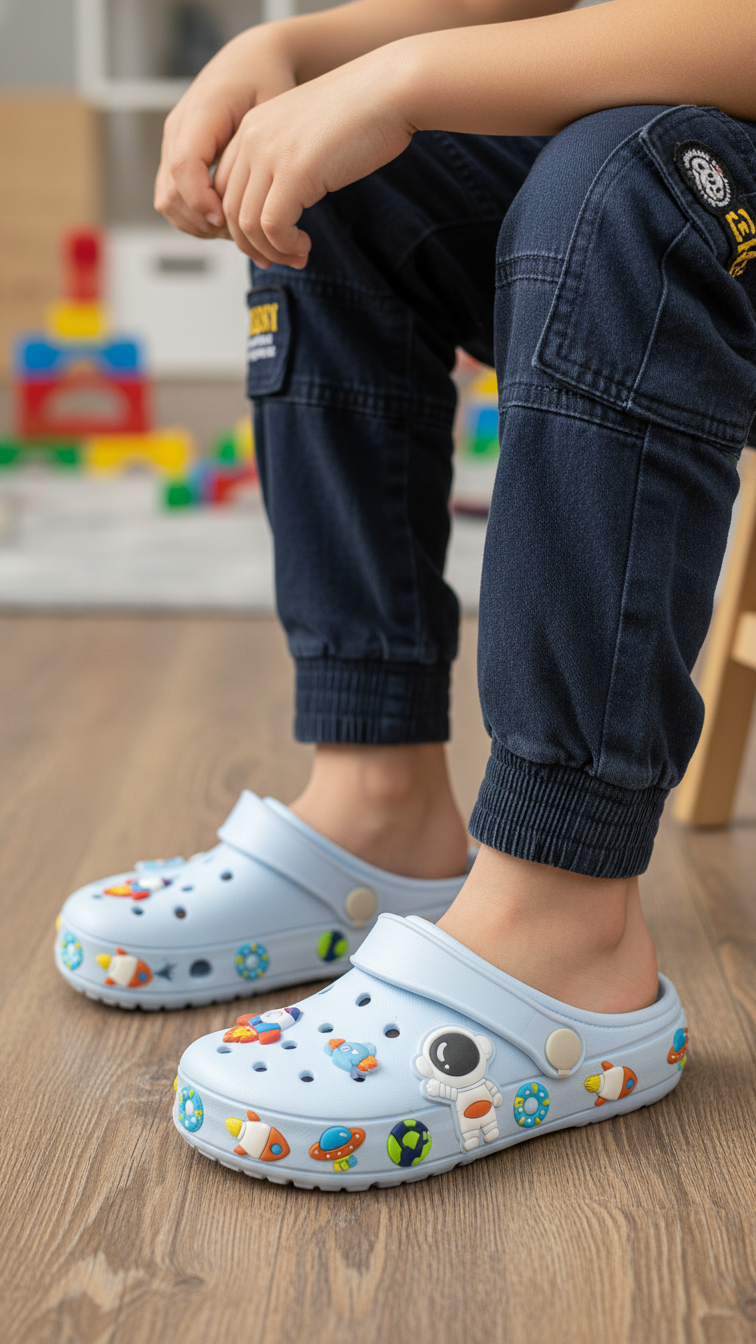 Boys Sky Blue Casual Flip Flop KD5735