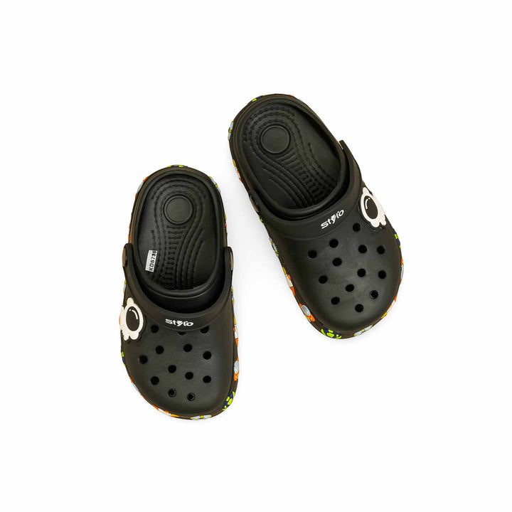 Boys Black Casual Flip Flop KD5735