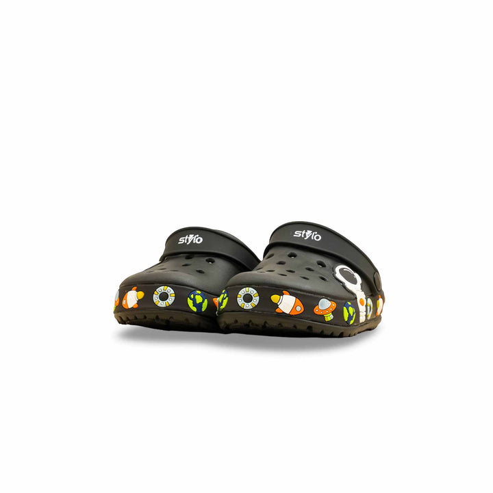 Boys Black Casual Flip Flop KD5735