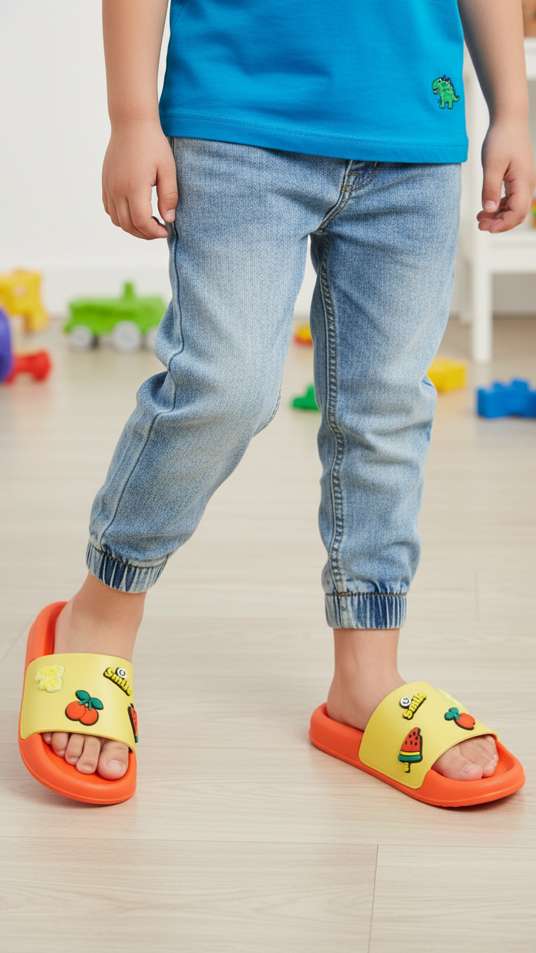 Boys Red Casual Flip Flop KD5740