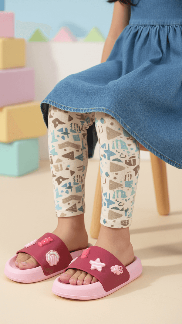 Girls Pink Casual Flip Flop KD5744