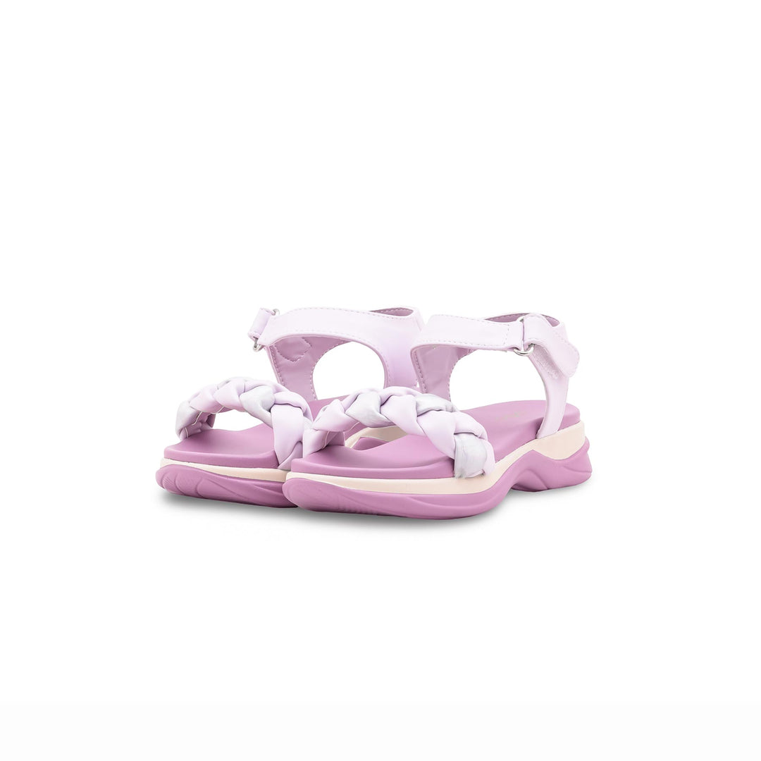 Girls Purple Formal Sandal KD5754