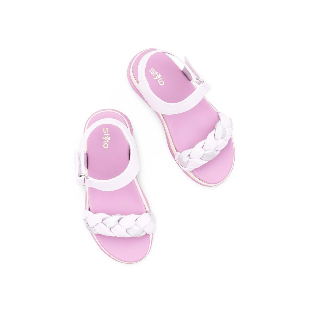 Girls Purple Formal Sandal KD5754