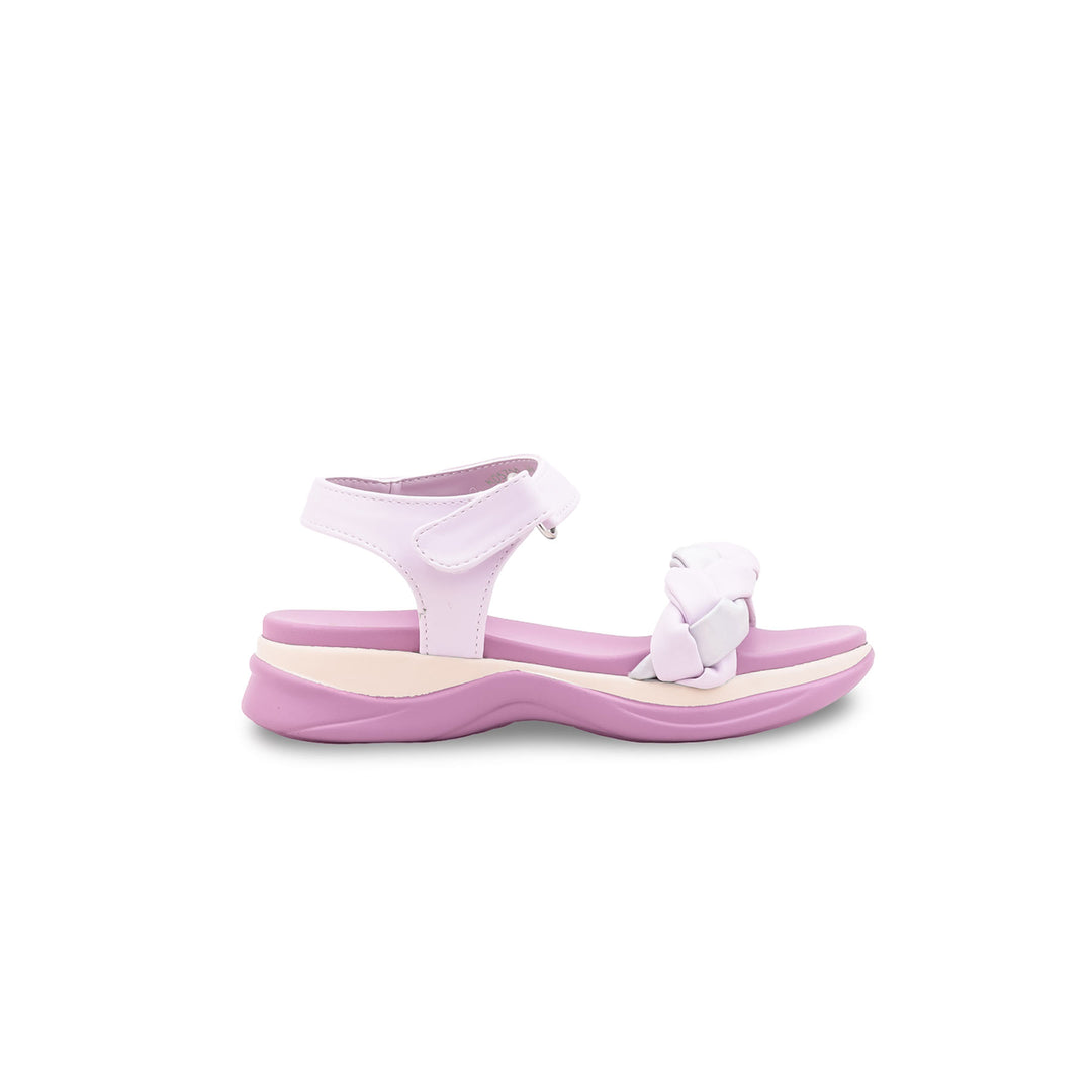 Girls Purple Formal Sandal KD5754