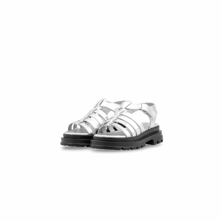 Girls Grey Formal Sandal KD5755