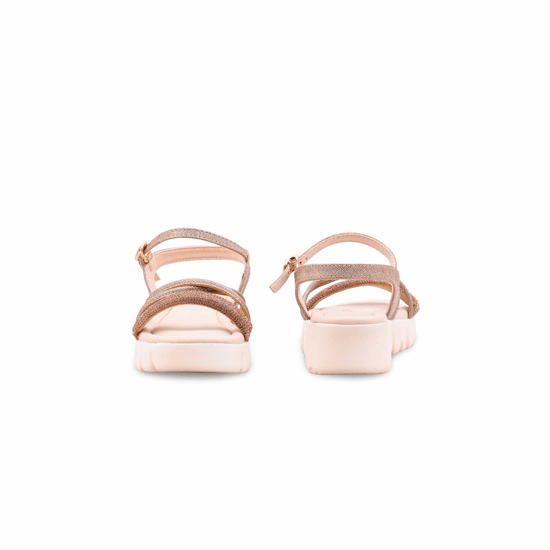 Girls Golden Formal Sandal KD5758