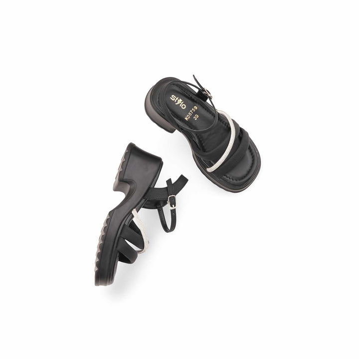 Girls Black Formal Sandal KD5759