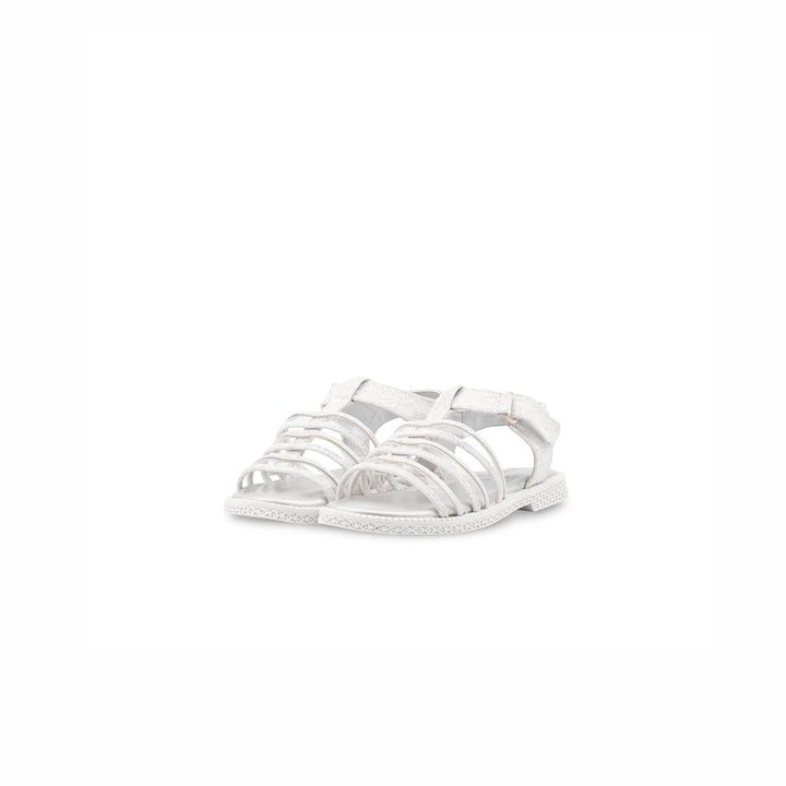 Girls Silver Formal Sandal KD5762