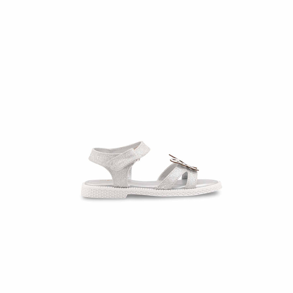 Girls Silver Formal Sandal KD5764