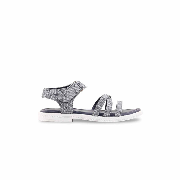 Girls Navy Formal Sandal KD5766