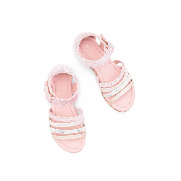 Girls Pink Formal Sandal KD5769