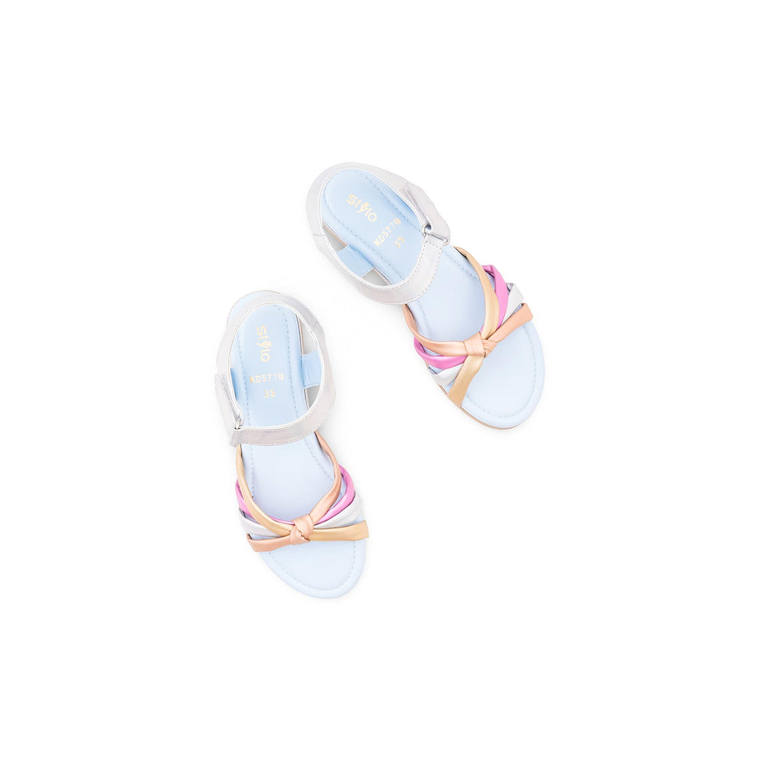 Girls Sky Blue Formal Sandal KD5770