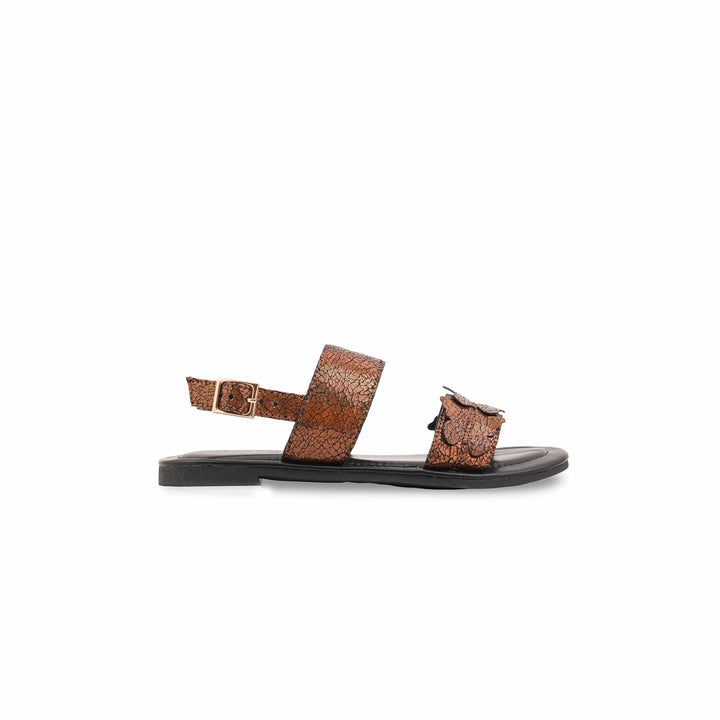 Girls Copper Casual Sandal KD5788