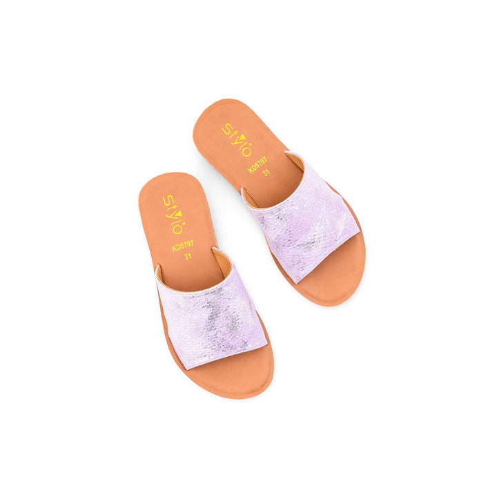 Girls Purple Casual Slipper KD5797