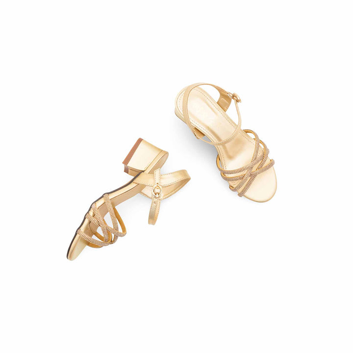 Girls Golden Fancy Sandal KD5798