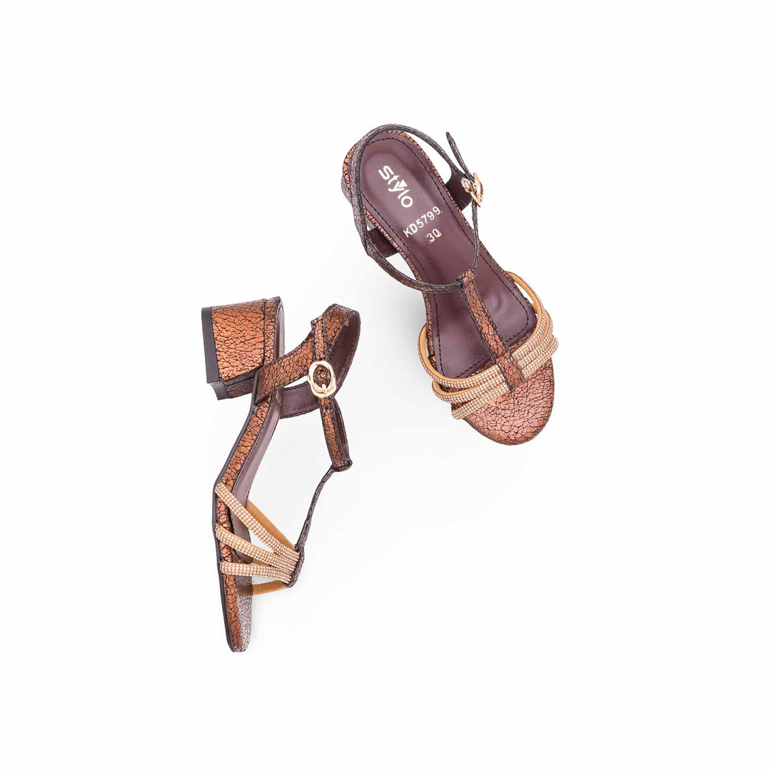 Girls Golden Fancy Sandal KD5799
