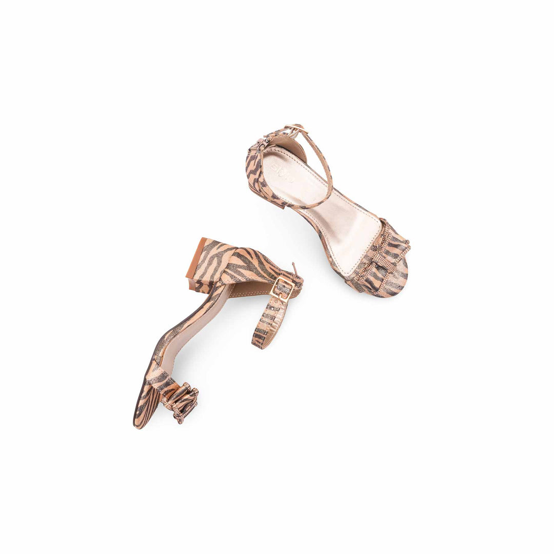 Girls Golden Formal Sandal KD5803