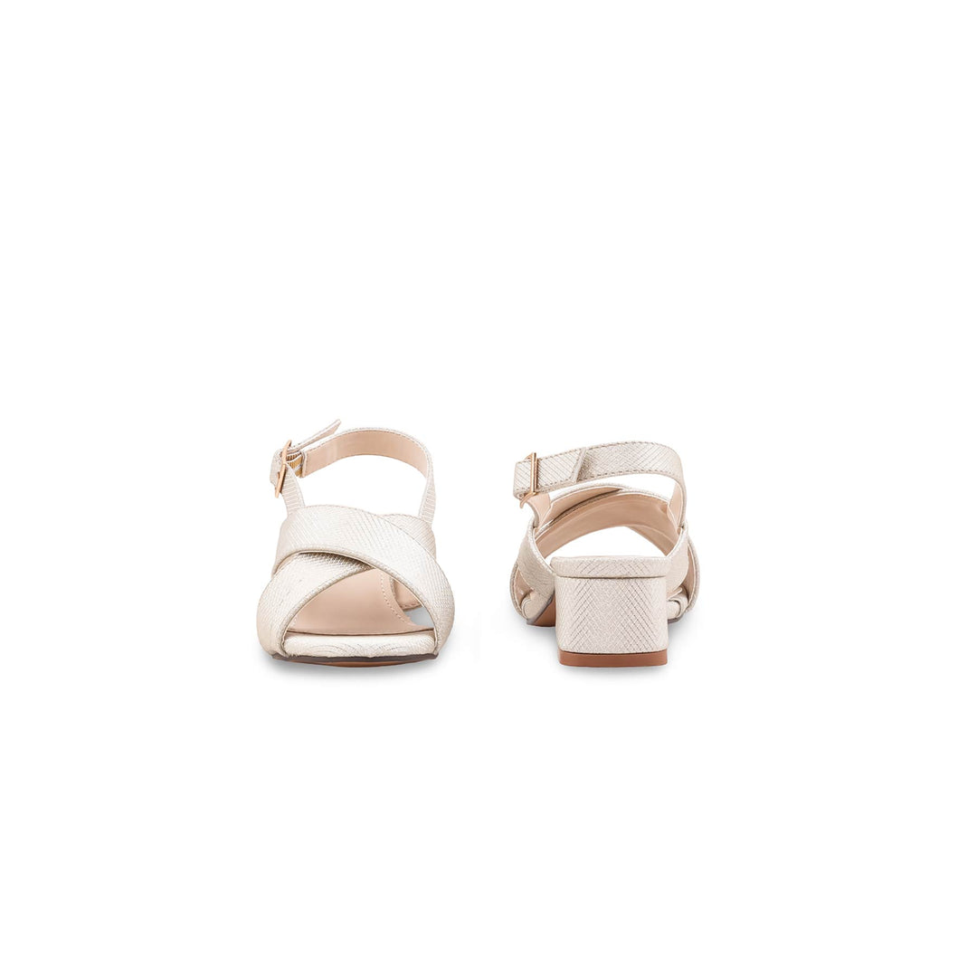 Girls Golden Formal Sandal KD5805