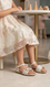 Girls Golden Formal Sandal KD5807