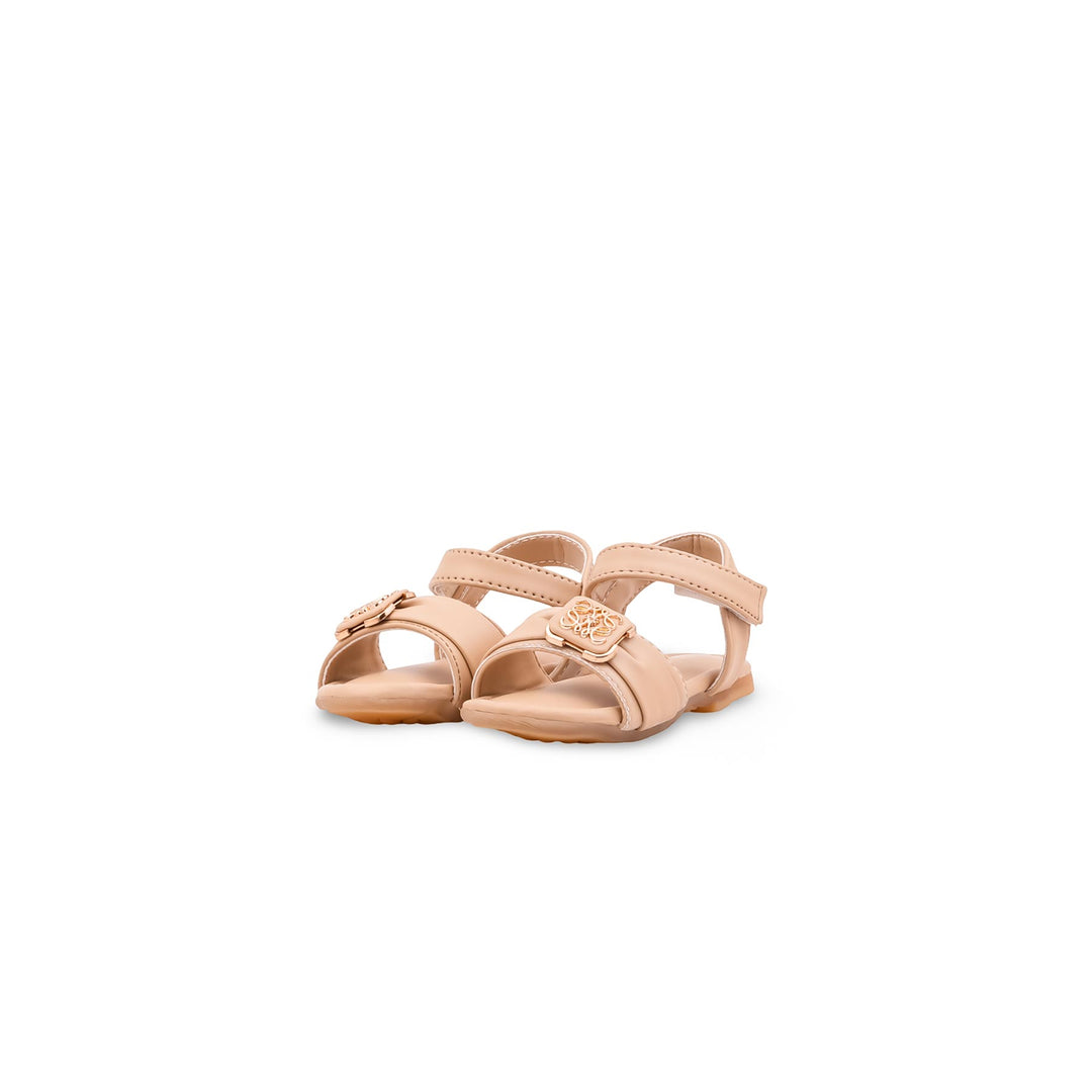 Girls Beige Formal Sandal KD5808