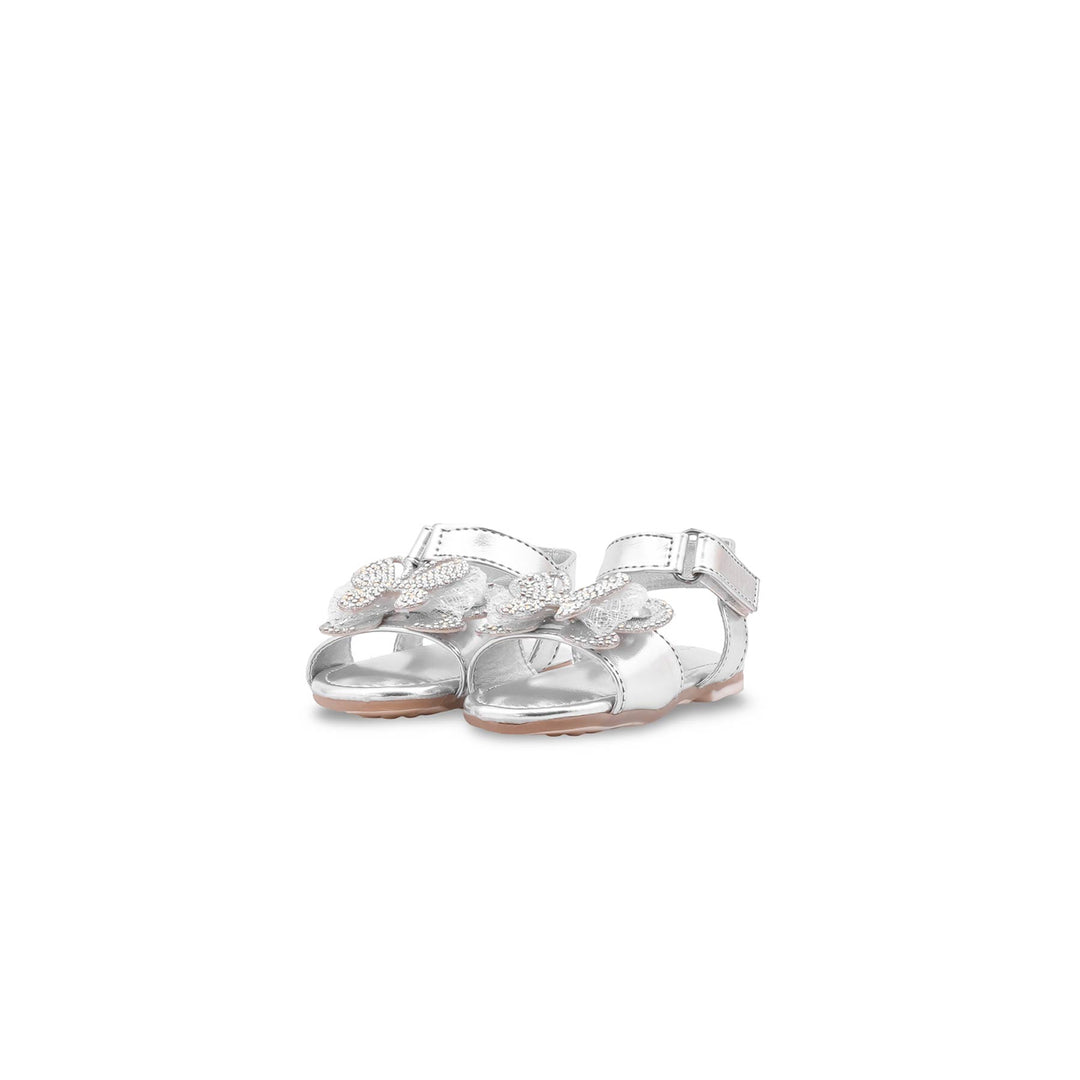 Girls Silver Fancy Sandal KD5813