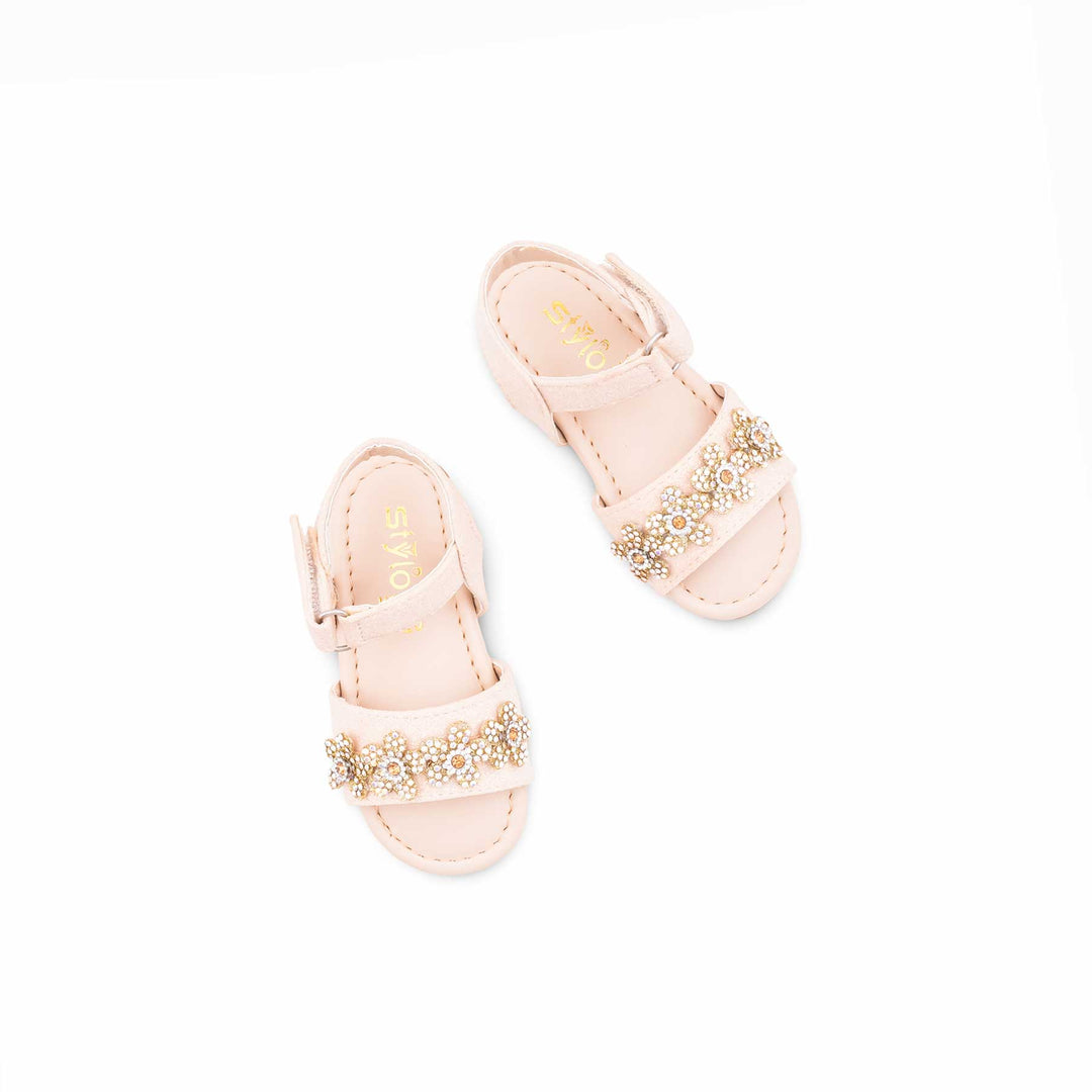 Girls Golden Fancy Sandal KD5814