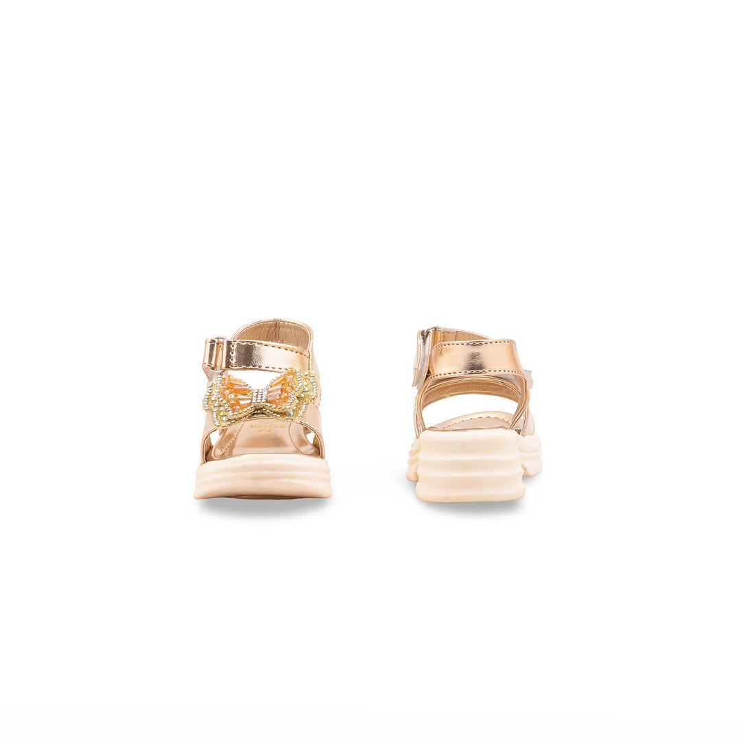 Girls Golden Fancy Sandal KD5820