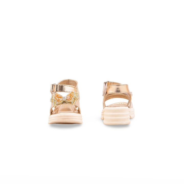 Girls Golden Fancy Sandal KD5820