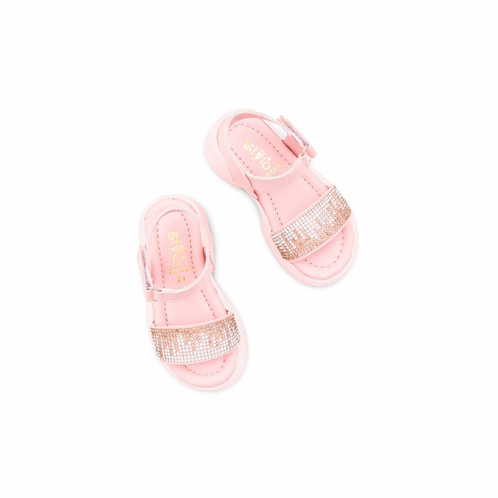 Girls Pink Formal Sandal KD5826