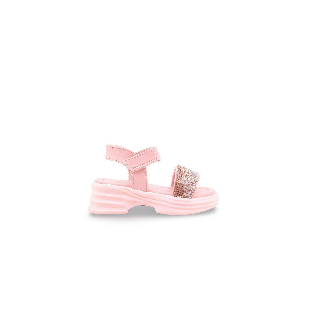Girls Pink Formal Sandal KD5826