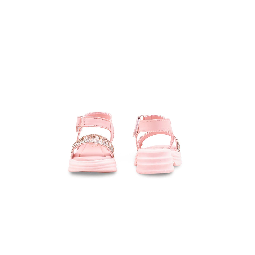 Girls Pink Formal Sandal KD5826