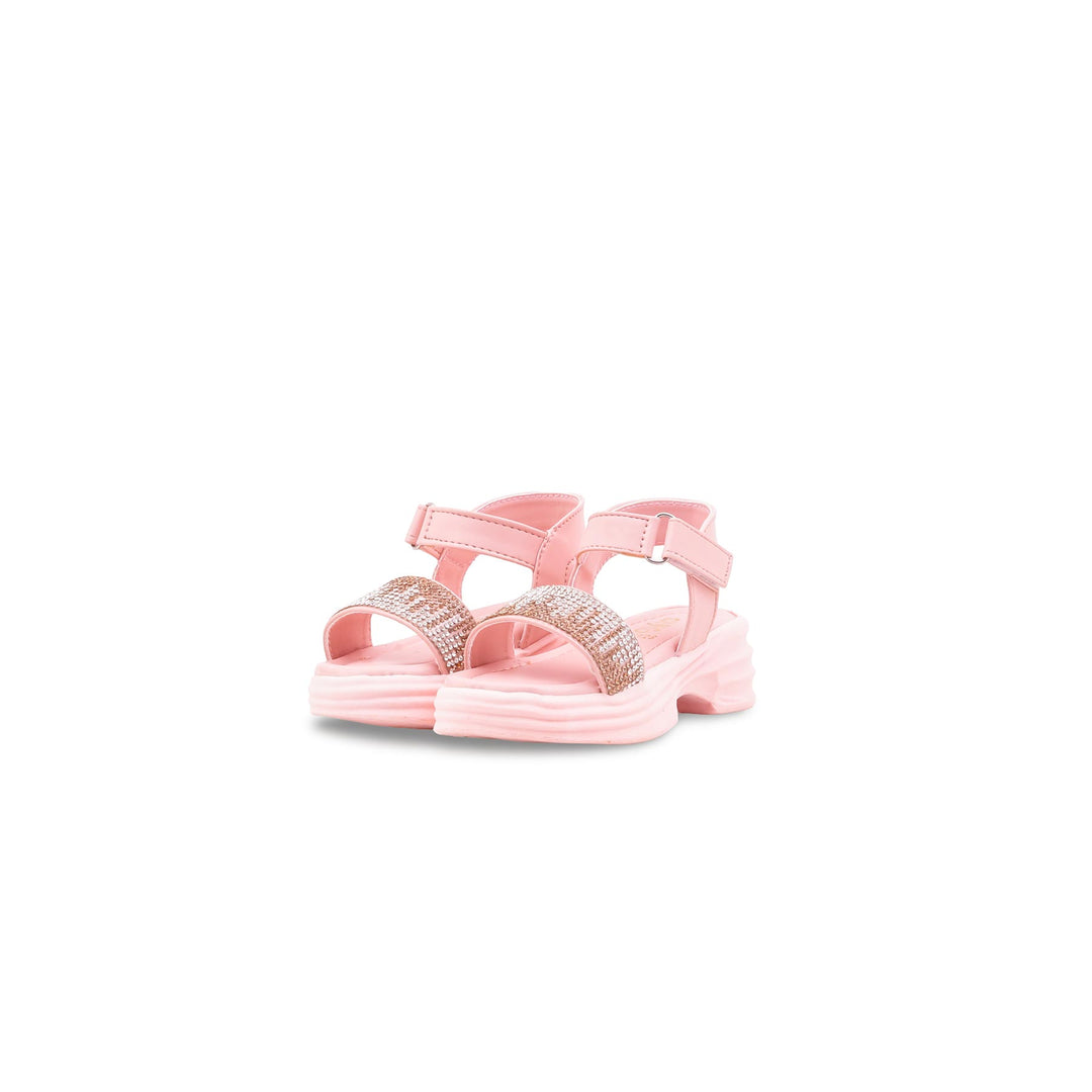 Girls Pink Formal Sandal KD5826
