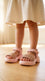Girls Pink Formal Sandal KD5826