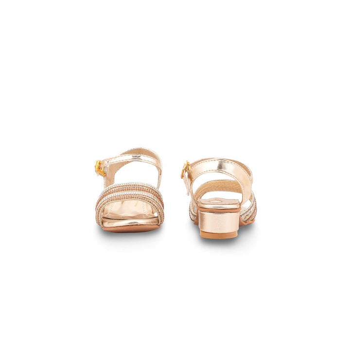 Girls Golden Fancy Sandal KD5827