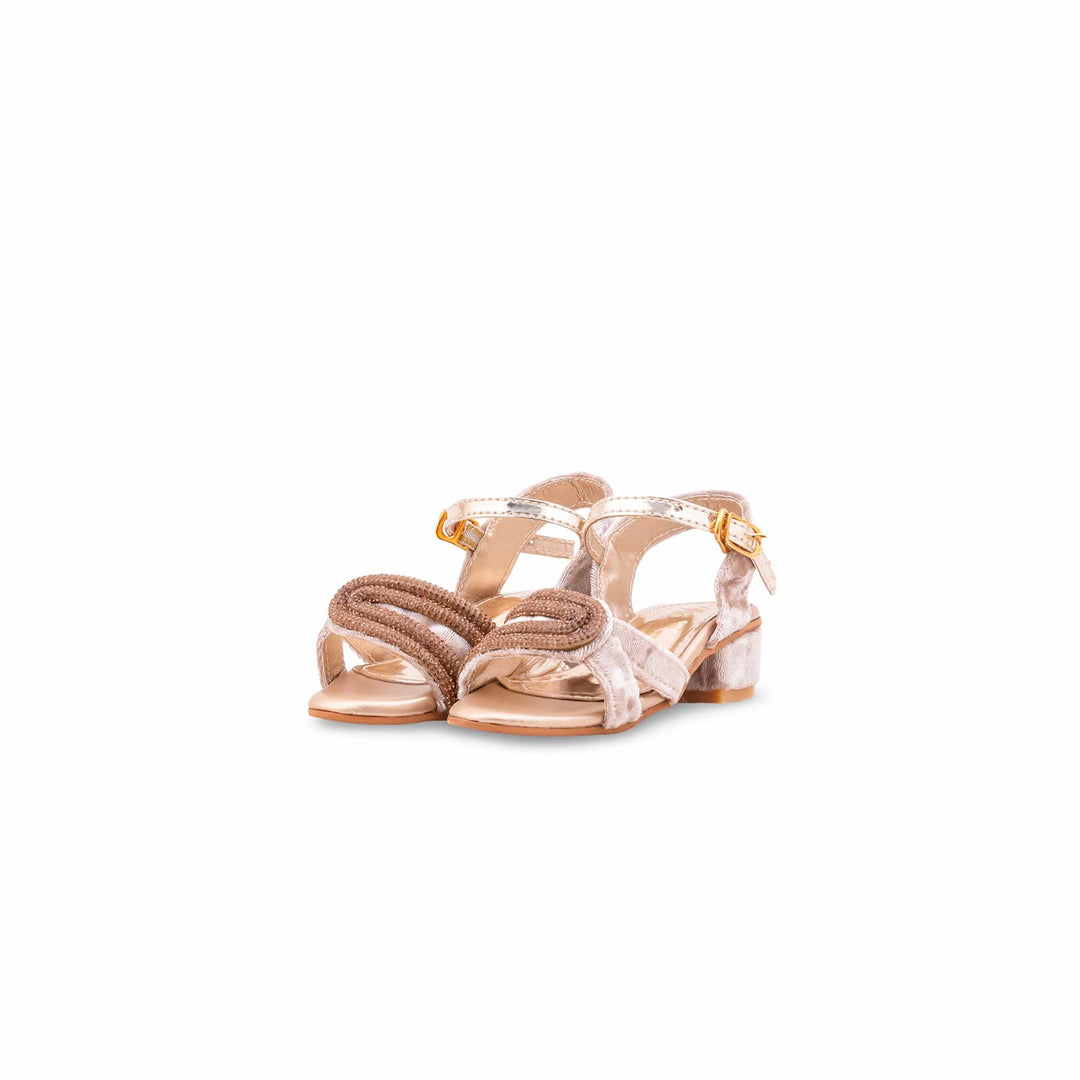 Girls Beige Fancy Sandal KD5830