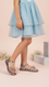 Girls Grey Fancy Sandal KD5848