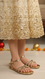 Girls Golden Fancy Sandal KD5848
