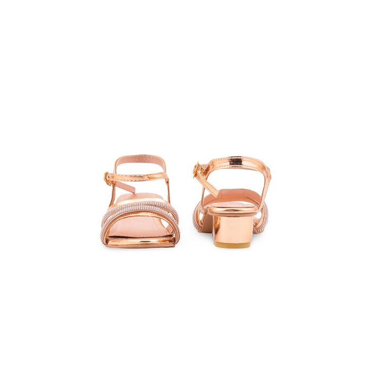 Girls Peach Fancy Sandal KD5849