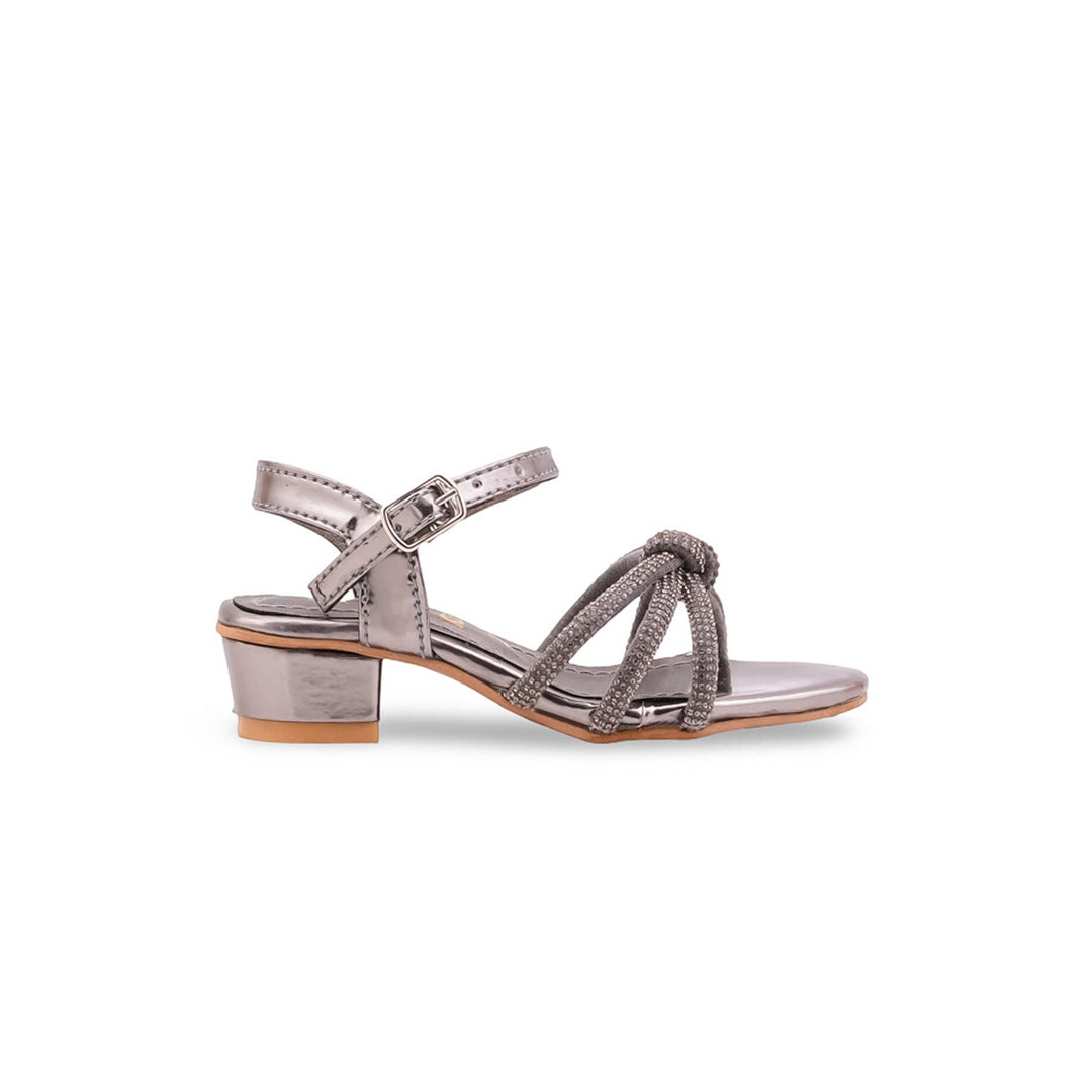 Girls Grey Fancy Sandal KD5850