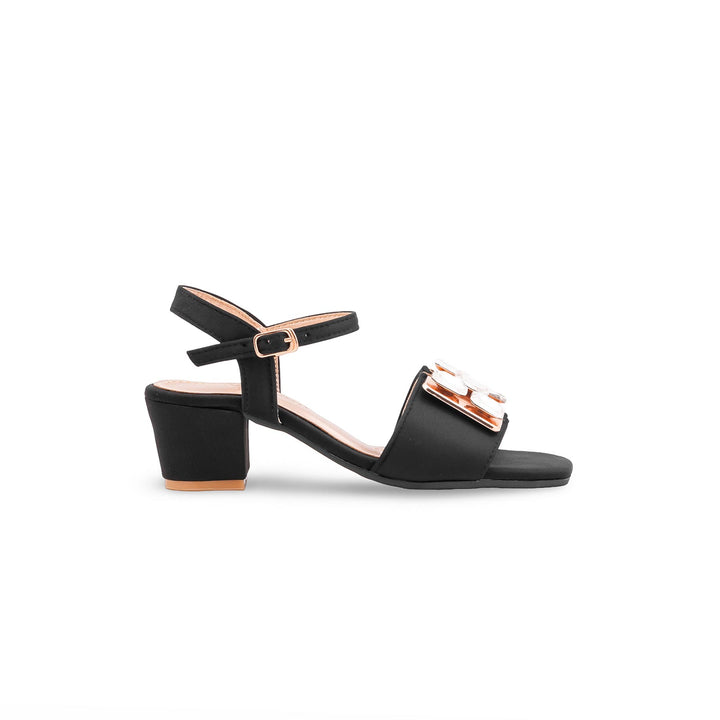 Girls Black Fancy Sandal KD5859