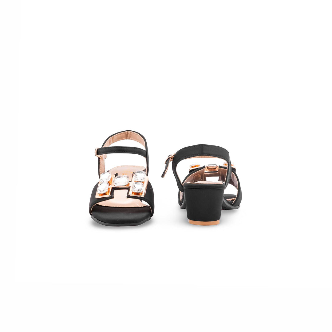 Girls Black Fancy Sandal KD5859