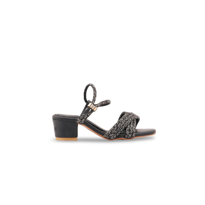Girls Black Fancy Sandal KD5868