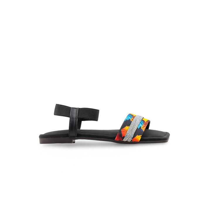 Girls Black Casual Sandal KD5869
