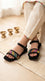 Girls Black Casual Sandal KD5873