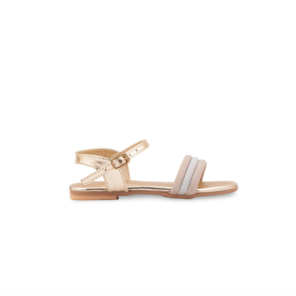 Girls Golden Fancy Sandal KD5877