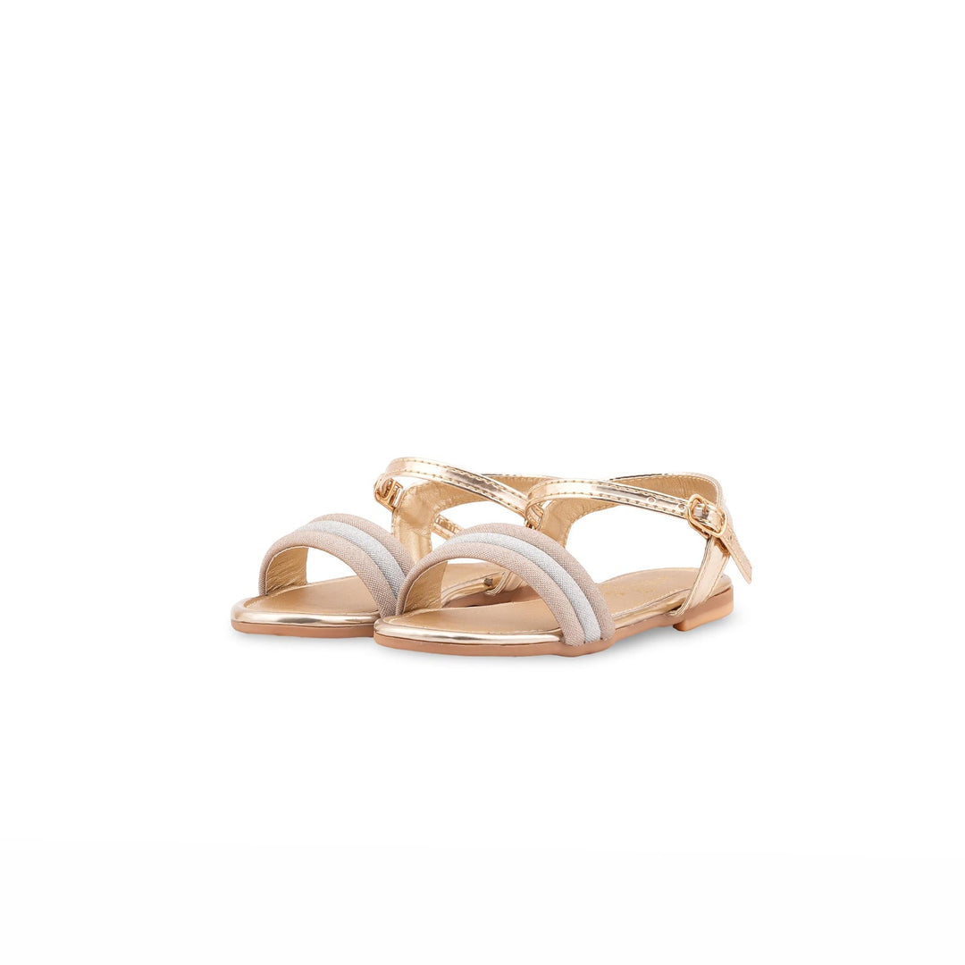 Girls Golden Fancy Sandal KD5877