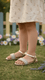 Girls Golden Fancy Sandal KD5877