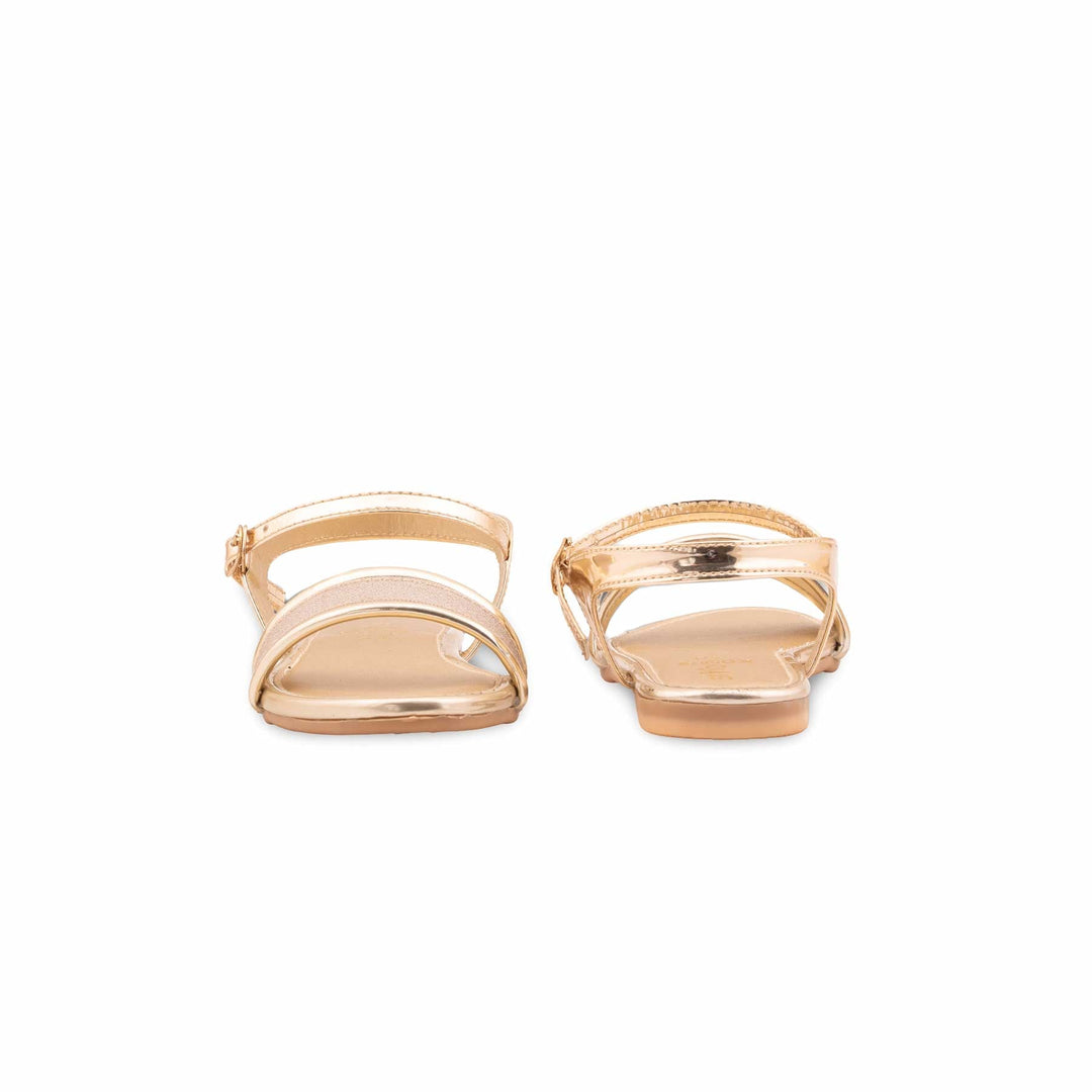 Girls Golden Fancy Sandal KD5879